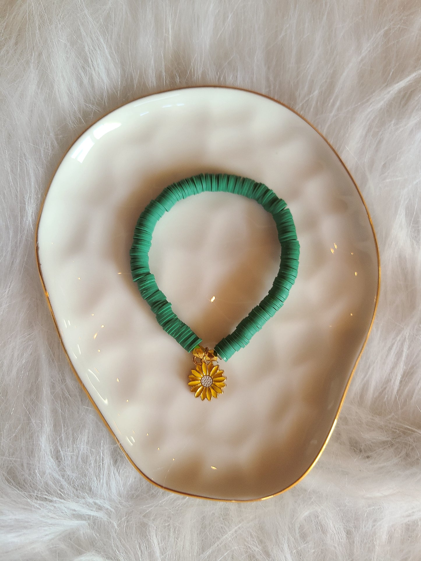 Happy Sunflower Beaded Bracelet Gift Set