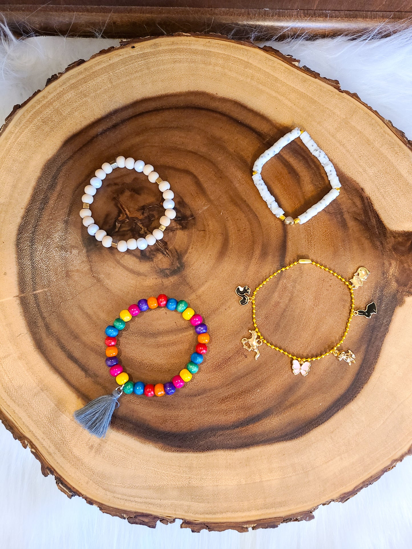 Animal Lover's Charm Bracelet Set