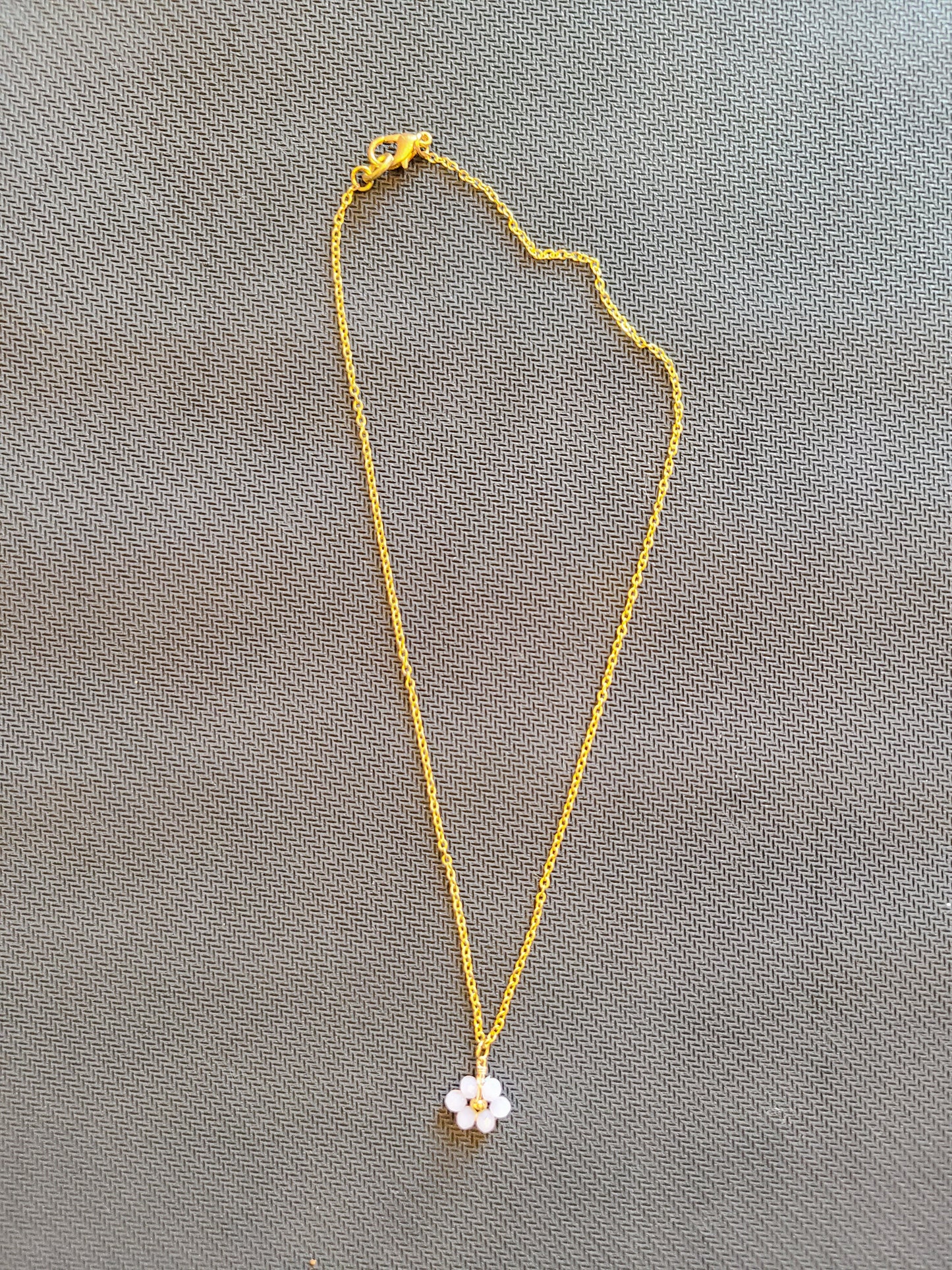 Natural Stone Butterfly Pendant Layered Necklace Set