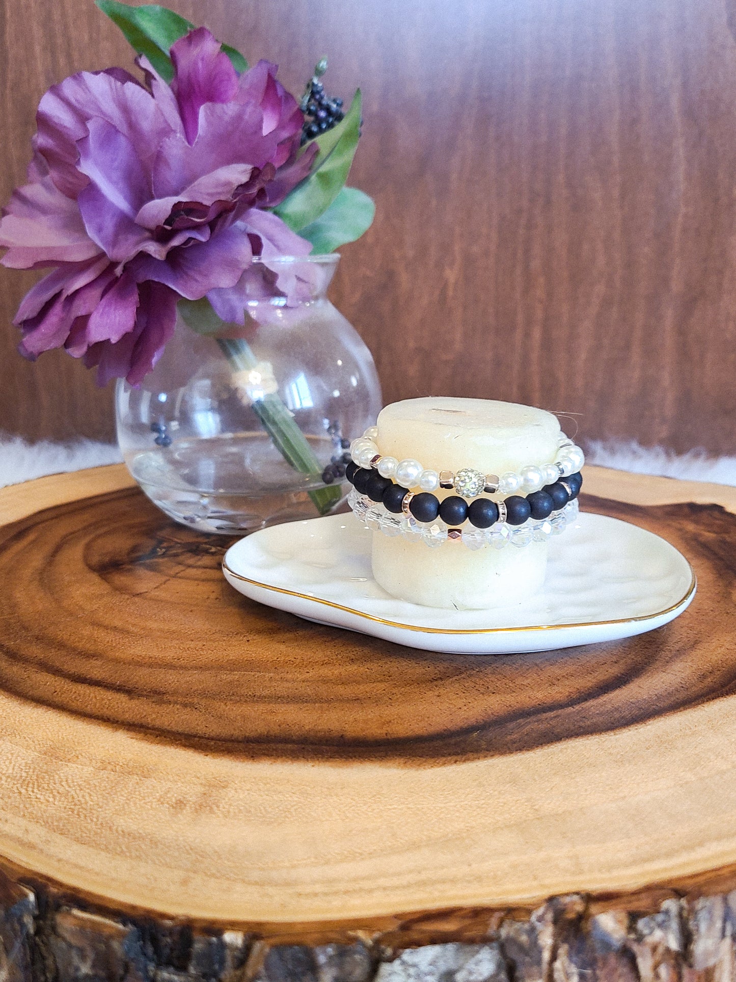 Rose Gold Glam Bracelet Set