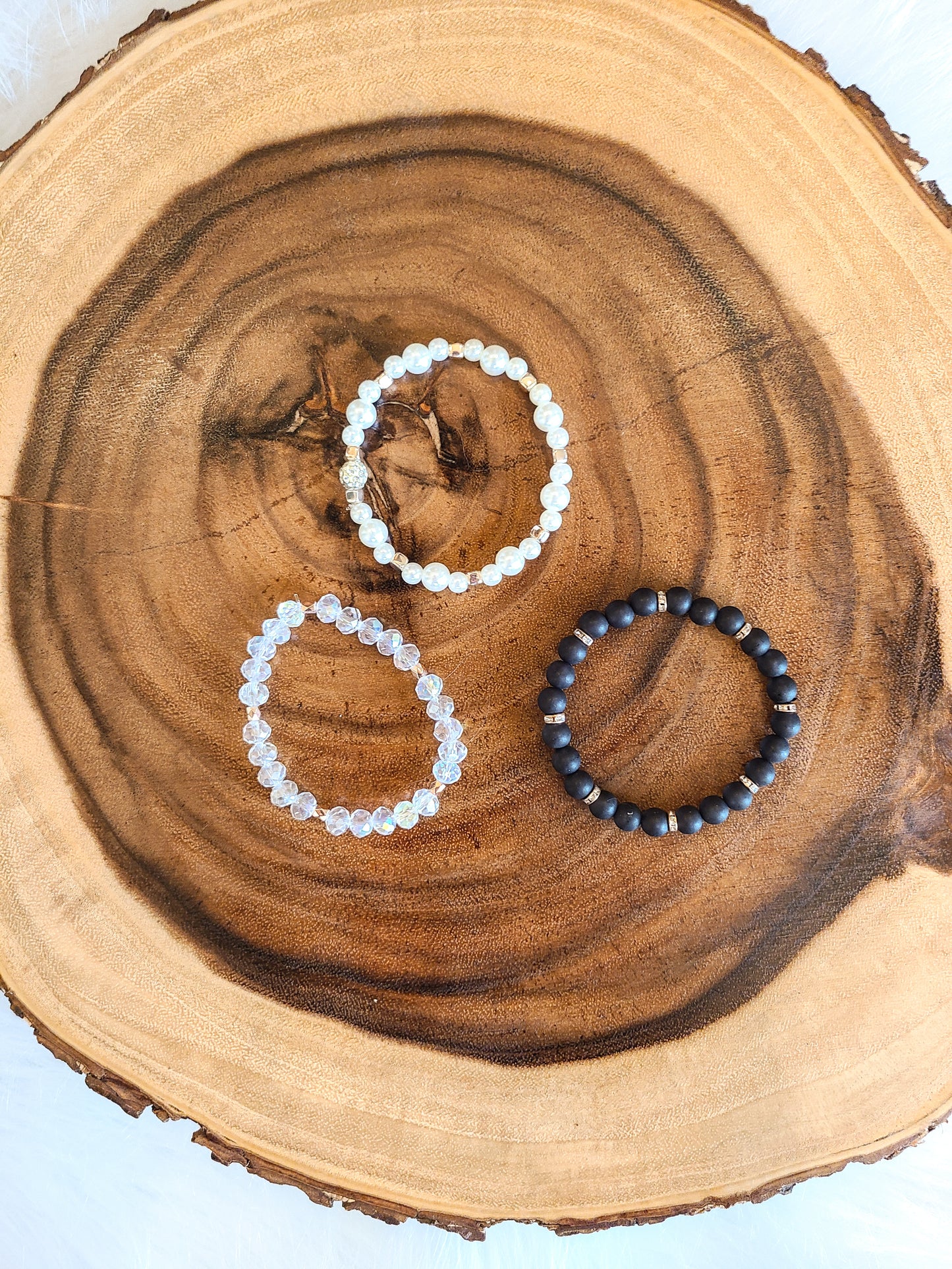 Rose Gold Glam Bracelet Set
