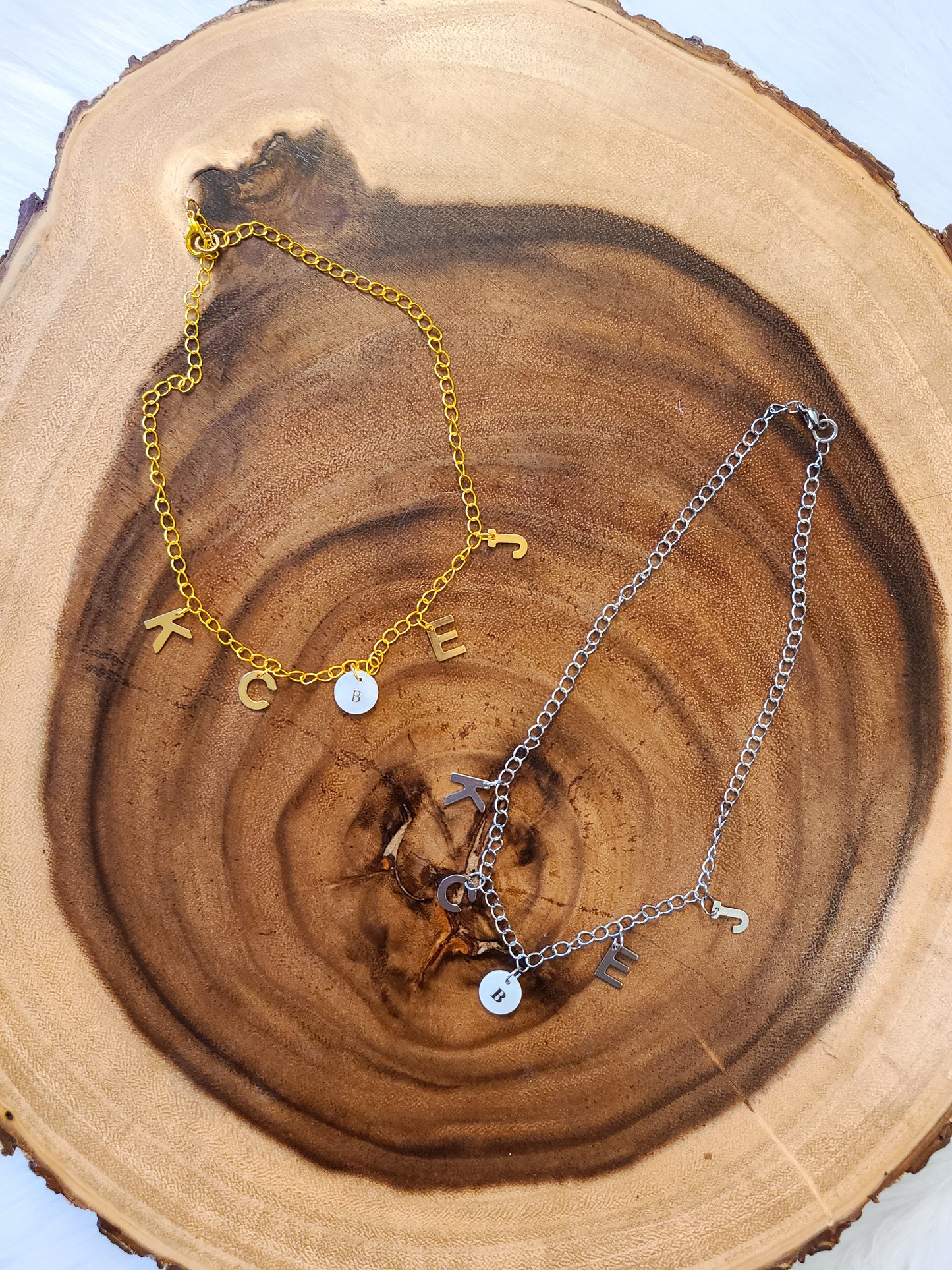 Custom Personalized Family Charm Necklace