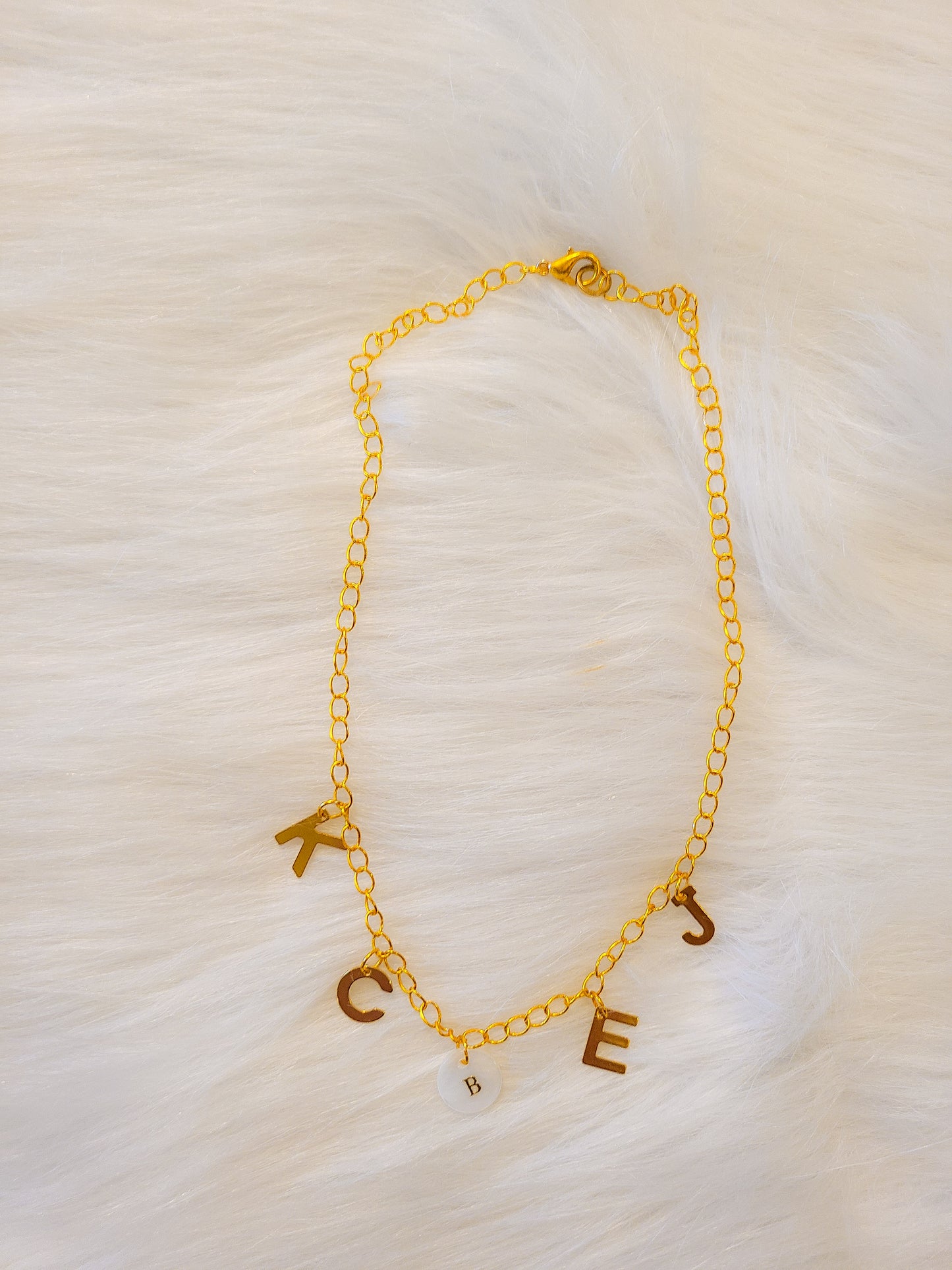 Custom Personalized Family Charm Necklace