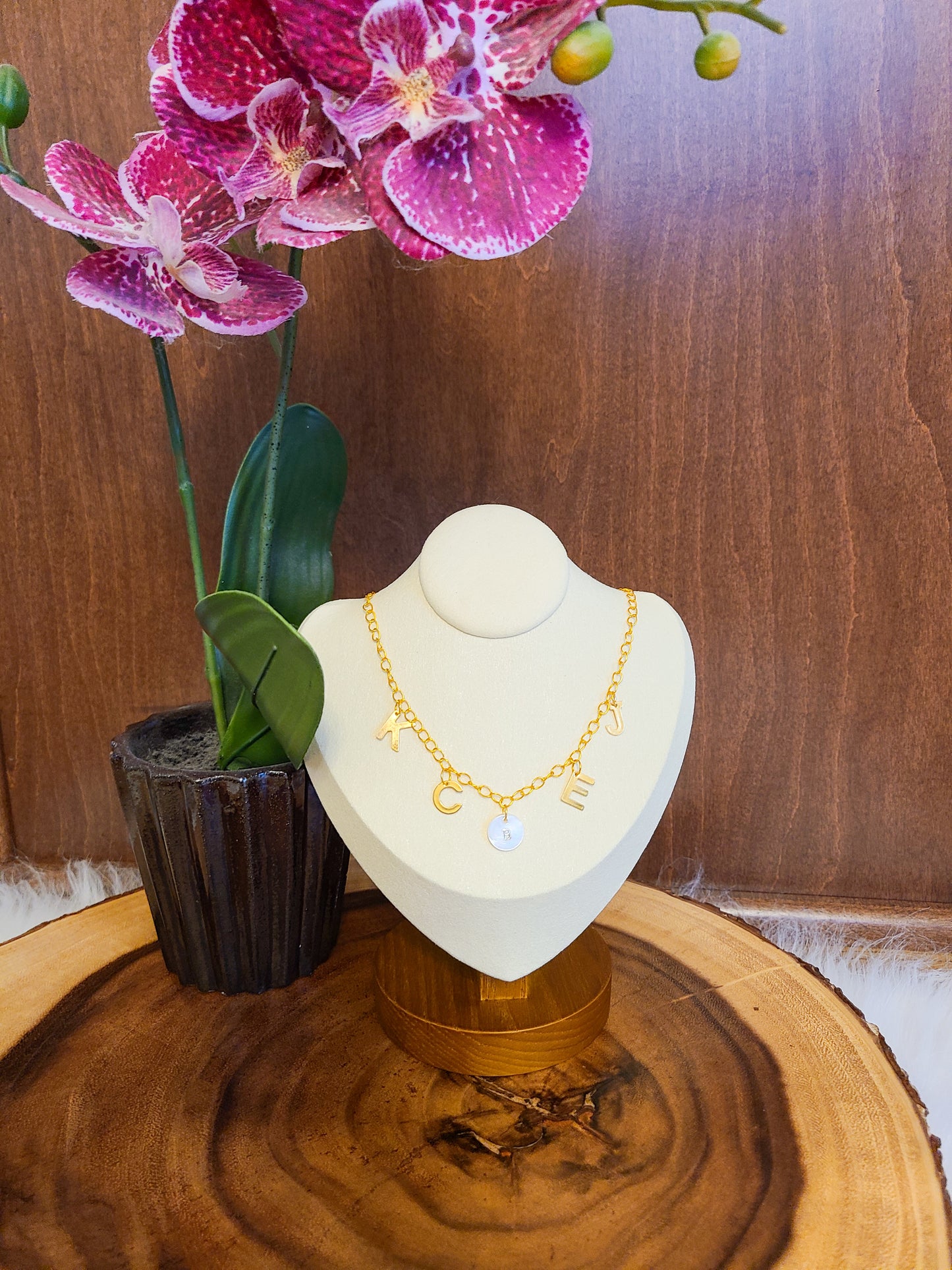 Custom Personalized Family Charm Necklace