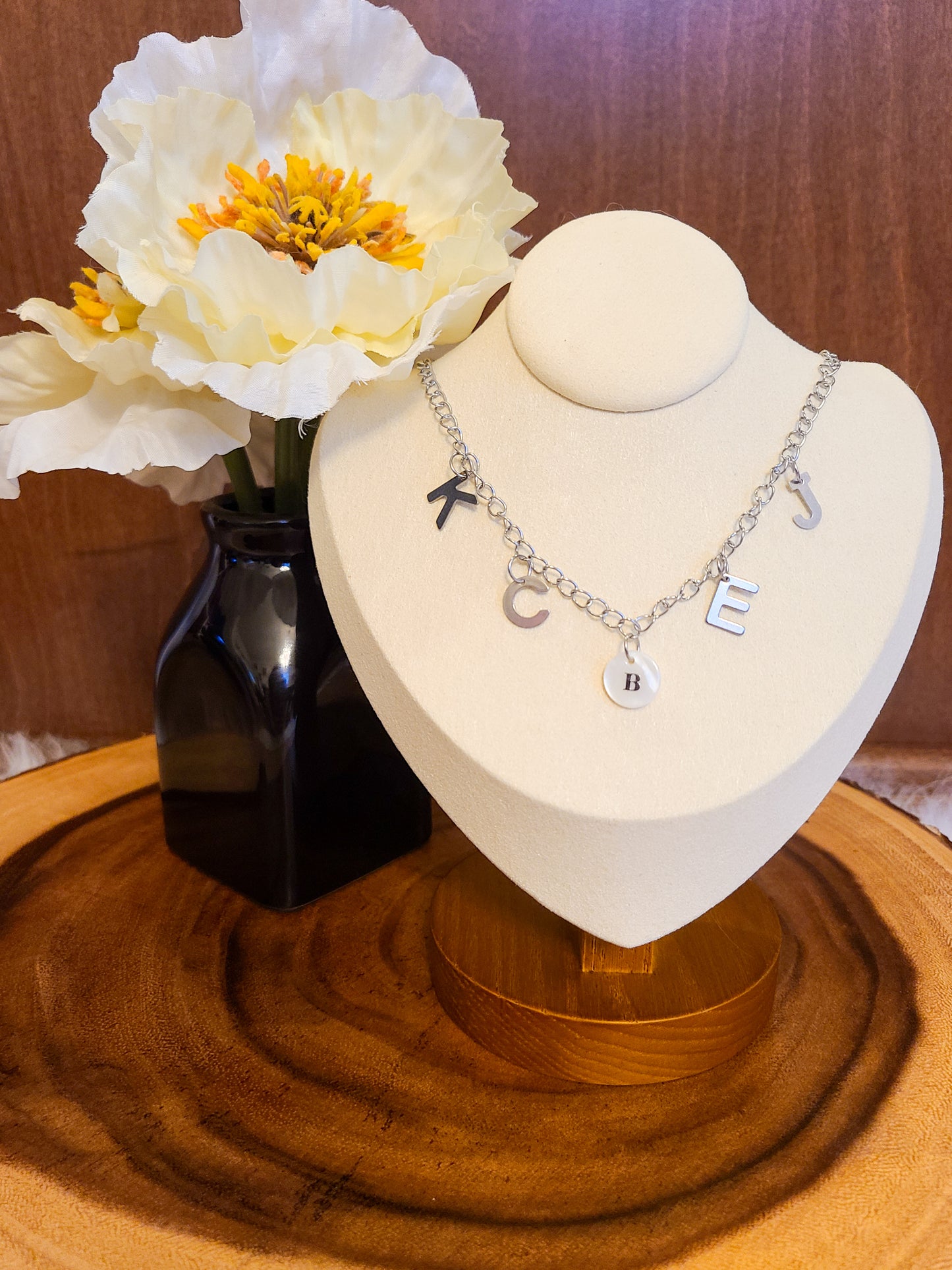 Custom Personalized Family Charm Necklace