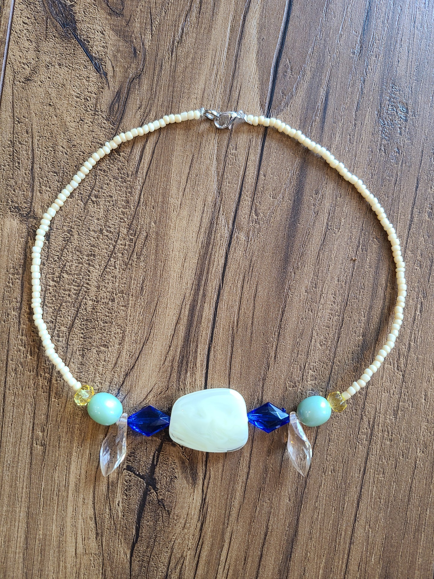 Statement Seed Bead Choker Necklace