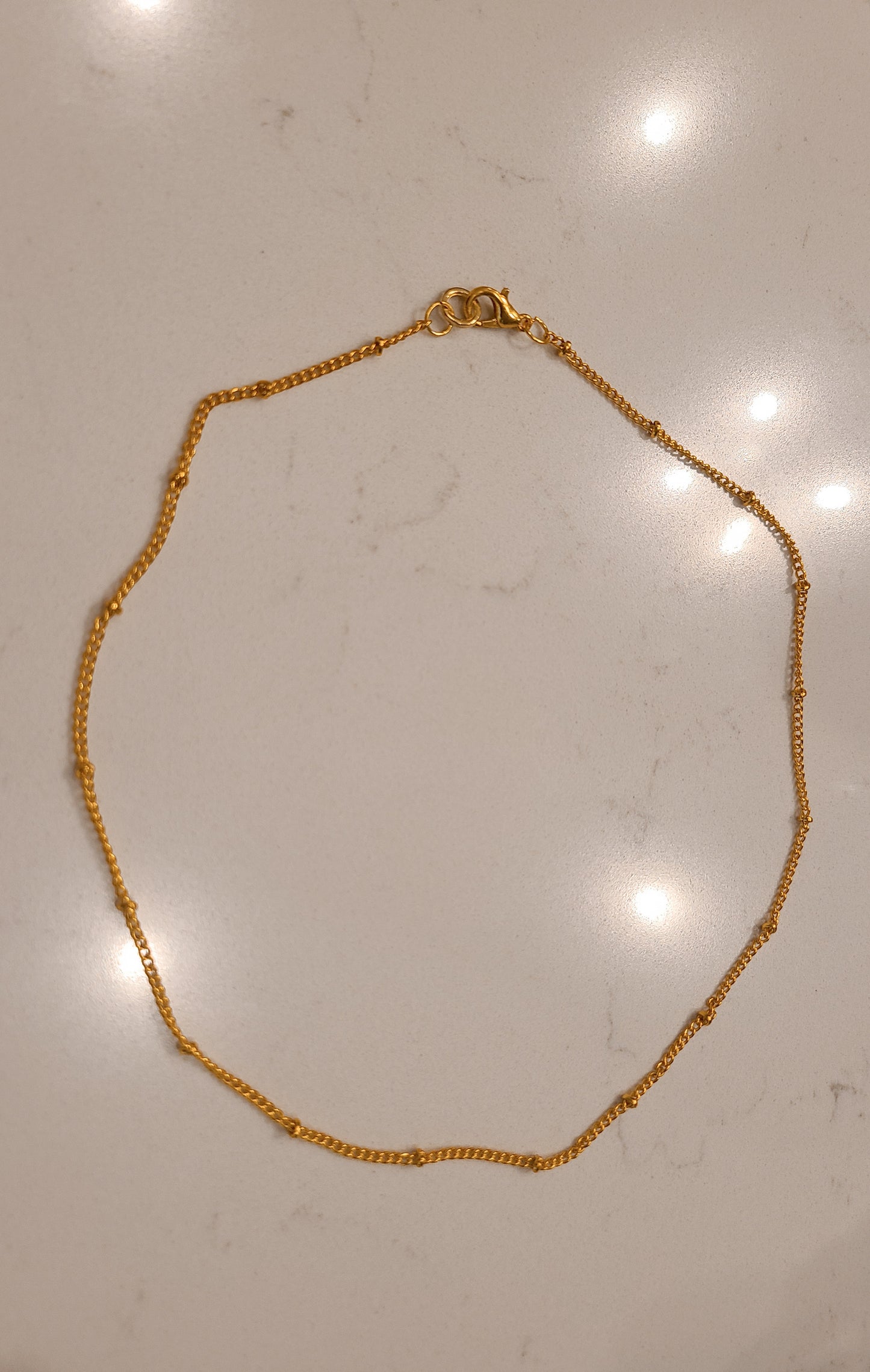 Delicate Layered Gold Chain Necklace Set