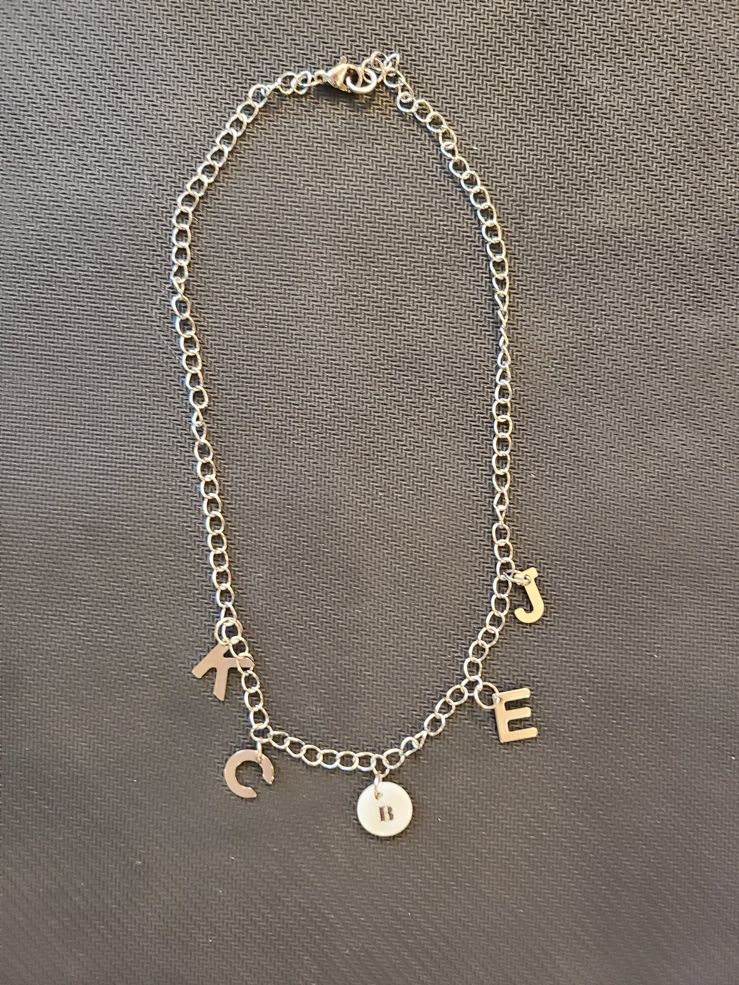 Custom Personalized Family Charm Necklace